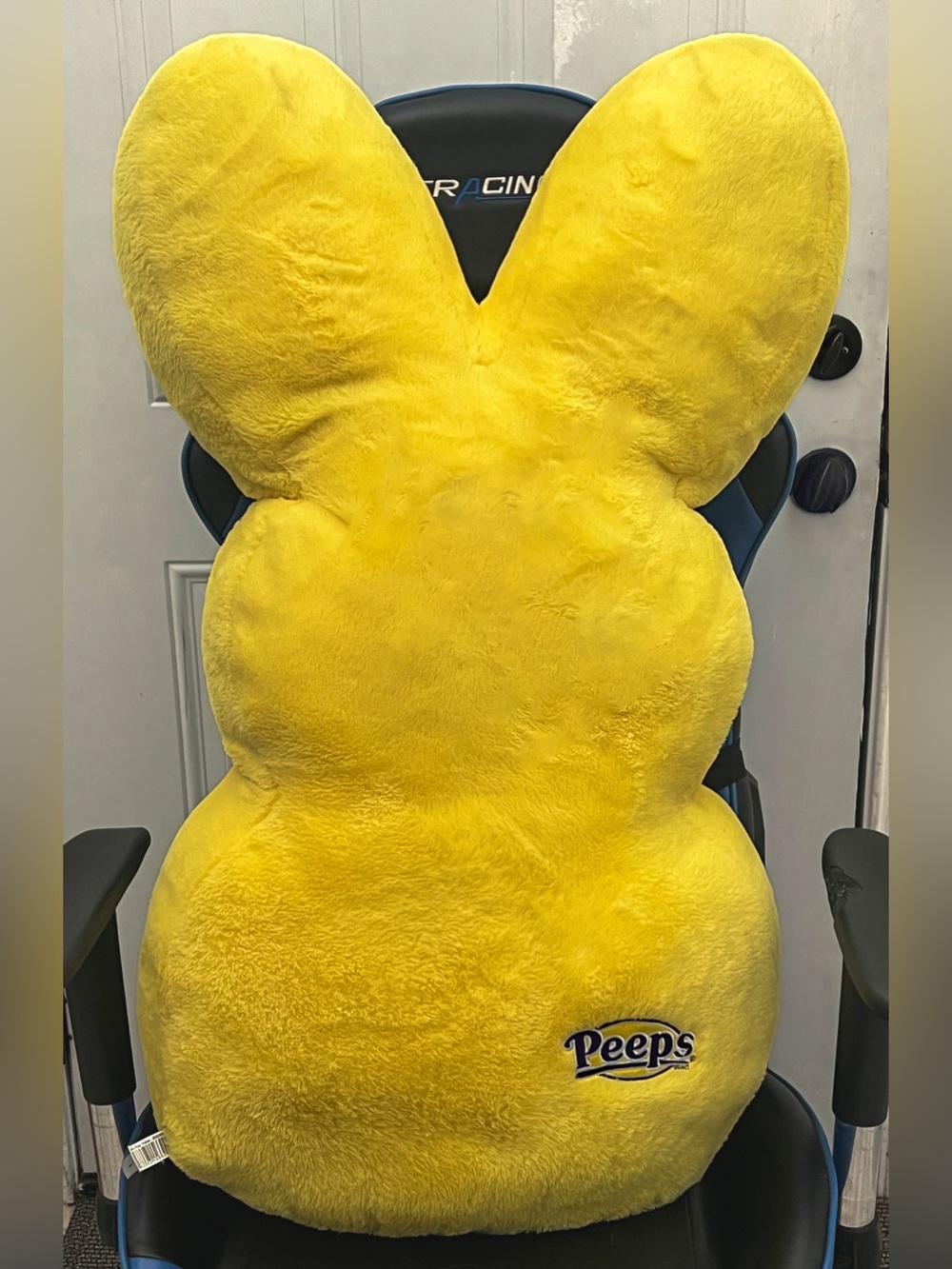 Jumbo Peeps 36” Bunny Plush Giant Yellow Easter Stuffed Animal - Picture 2 of 8